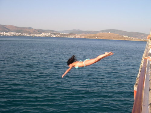 Le mer est plus chaude en Turquie...