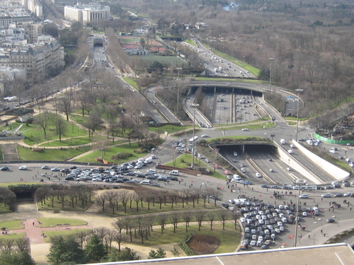 Manif des taxis Porte Maillot